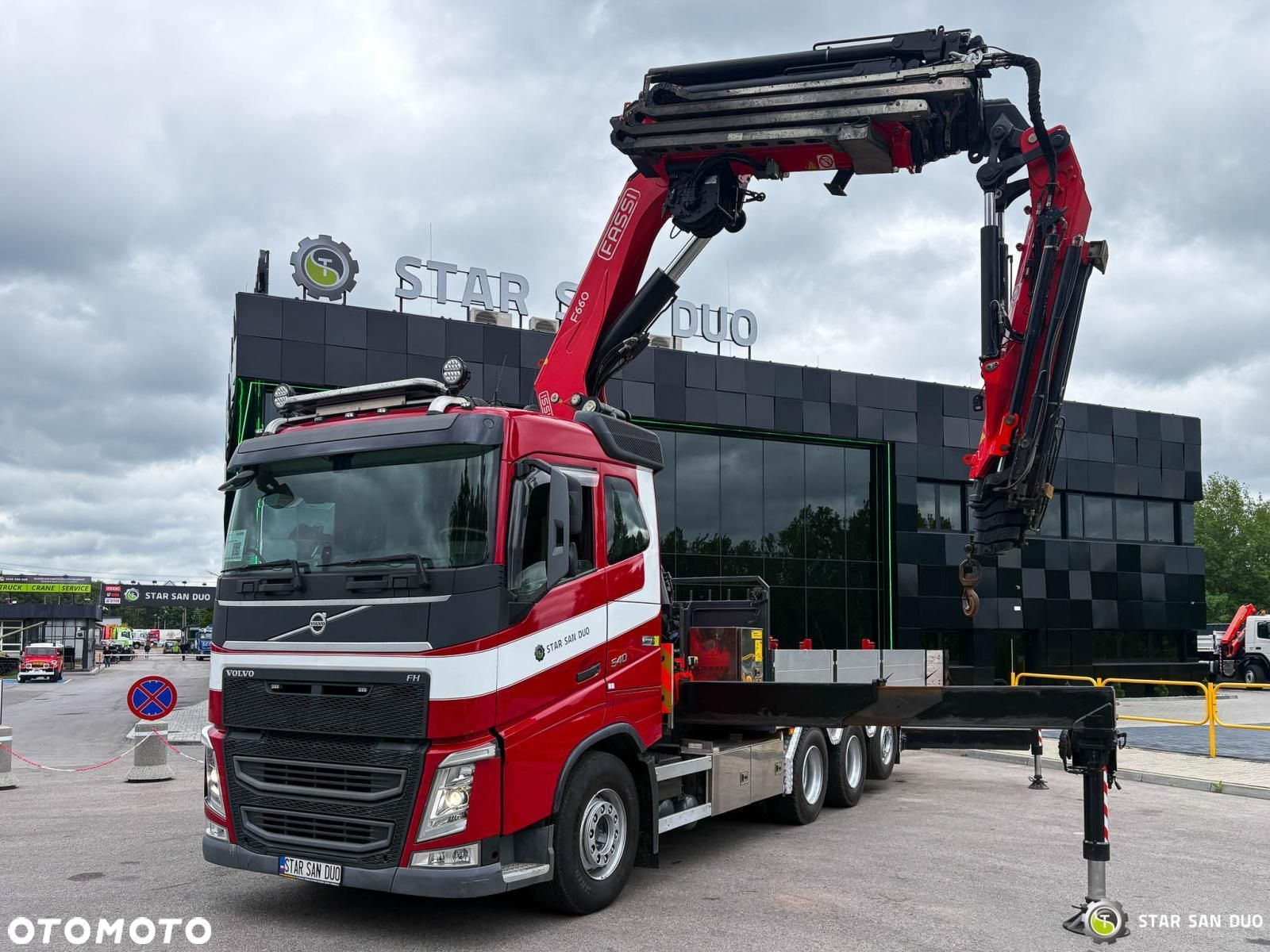 Volvo FH 540 8x4 FASSI F660  Żuraw Fly JIB Wciągarka - 10