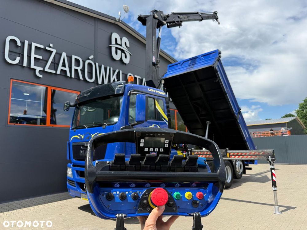 MAN TGM TGS TGX 26.360 // E5 // Klimatyzacja/ 6x2 6x4 // WYWROTKA 3-S // HMF 1420 K2 // kipper, krane, crane, żuraw, dźwig, wywrot - 14