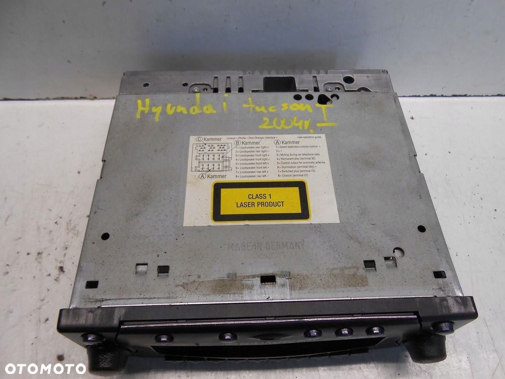 radio becker traffic pro hyundai tucson i # - 2