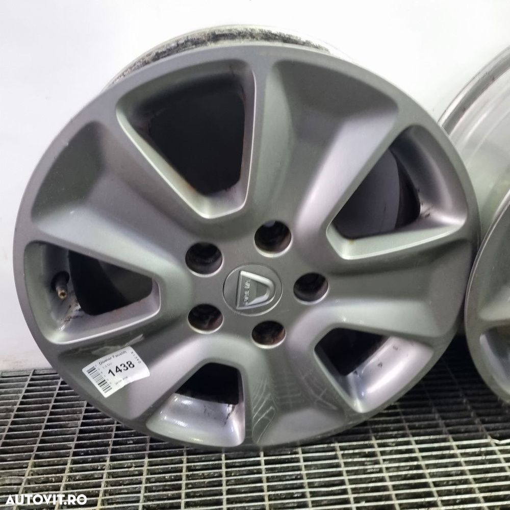 Jante aliaj Dacia Duster Facelift 2014 - 2017 (1438) R16 NU ARE ET 5*114.3 - 2