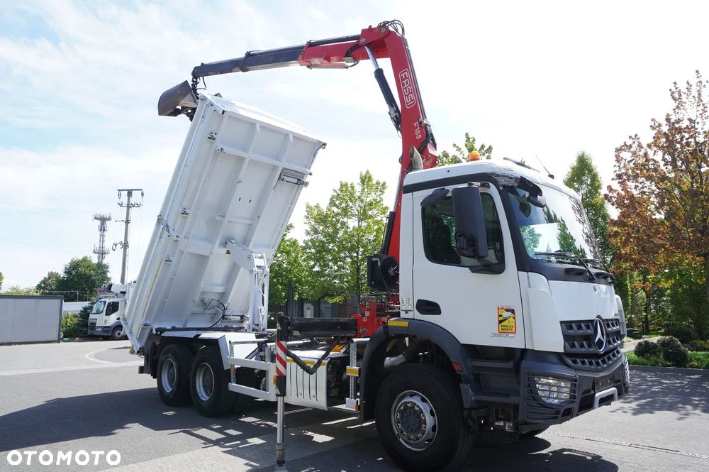 Mercedes-Benz Arocs 2636 / 6x4 / HDS Fassi / Wywrotka 3 str / Bortmatic - 7