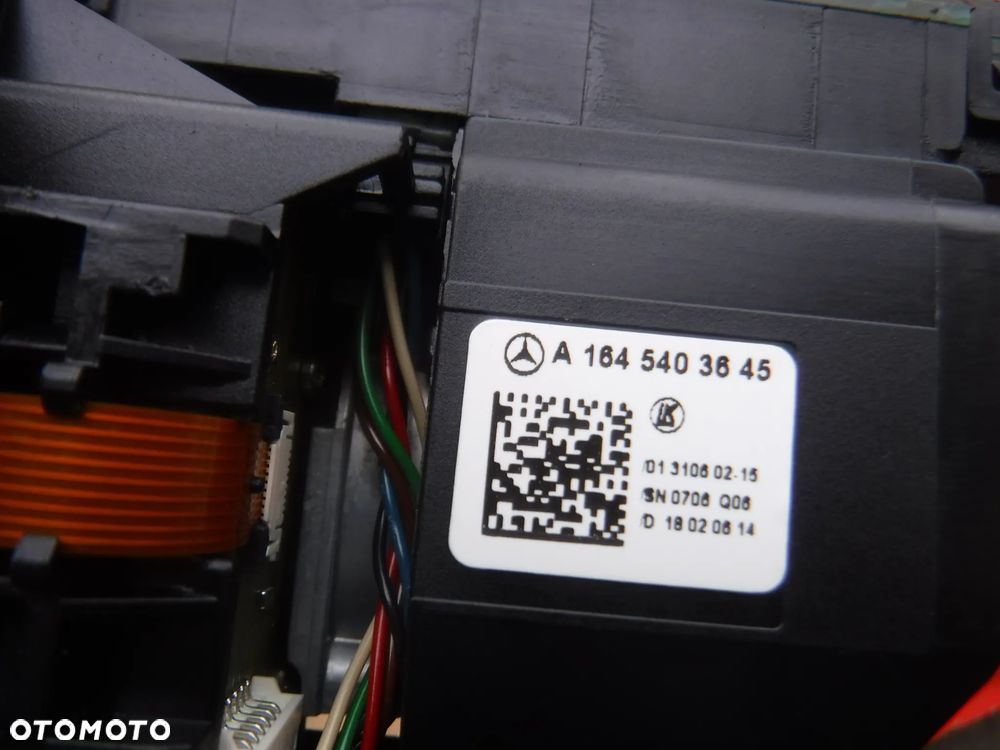 Mercedes ML W164 GL X164 R klasa W251 przelacznik zespolony tasma A1714640518 A1645403645 A1645458132 czujnik kata skretu A1645403645 - 5
