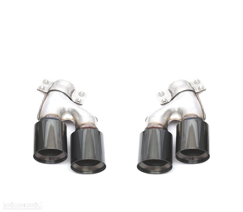 PONTEIRAS DE ESCAPE BMW G30 17-20 LOOK M5 PRETO - 2