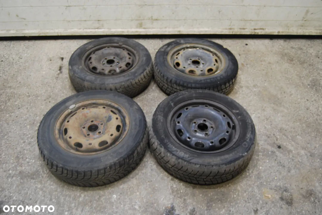 KOŁA FELGI STALOWE + OPONY ZIMOWE 165/70R14 5X100 6Q0601027H ET35 6J VW POLO IV SEAT SKODA 6Q0601027C - 8