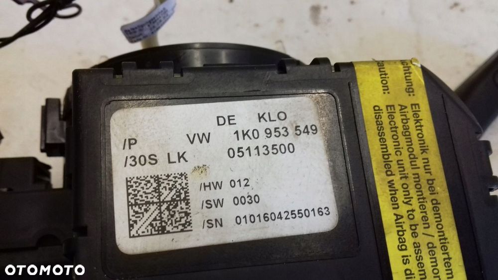 PAJĄK PRZEŁĄCZNIK ZESPOLONY CZUJNIK TAŚMA SKODA OCTAVIA II HB 04-08 - 9