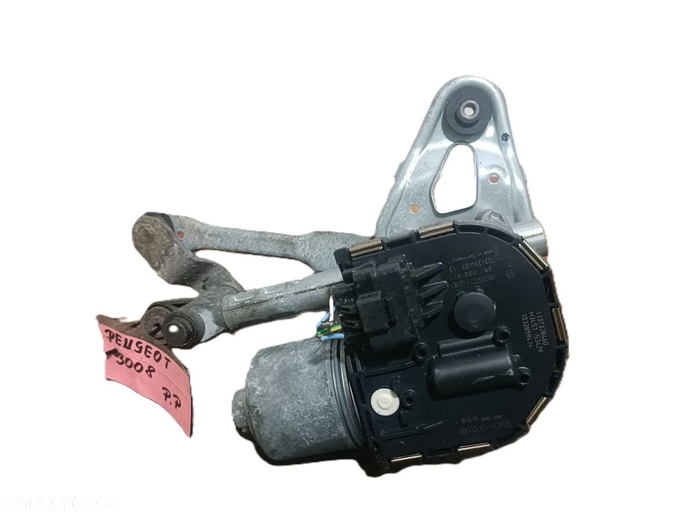 PEUGEOT 3008 I 09-16 r. silniczek wycieraczki PRAWY PRZÓD MECHANIZM 9671062380 + - 3