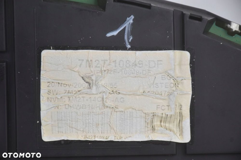 licznik ford mondeo mk4 s-max mk1 galaxy mk3 uk 7m2t-10849-df - 4