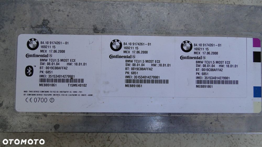 BMW 1 E87 E82 E81 MODUŁ STEROWNIK BLUETOOTH - 4