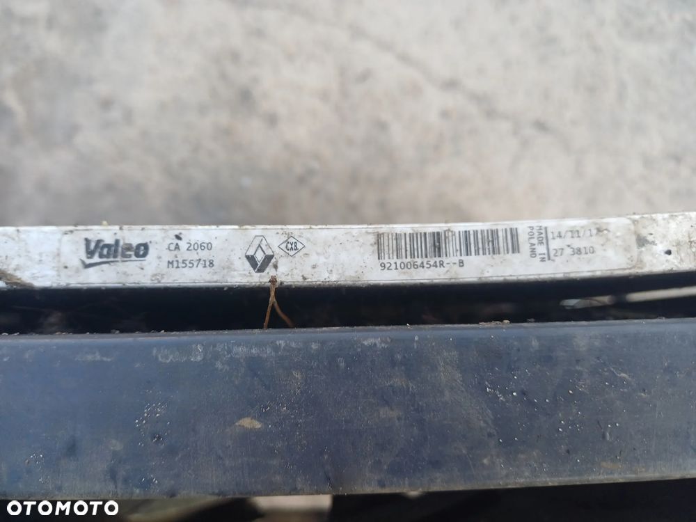 Chlodnica wody klimy wentylator komplet DACIA DUSTER I LIFT 1.6SCE 13-17R - 15
