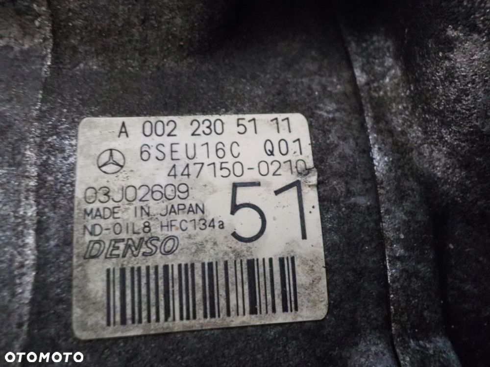 MERCEDES W211 SPRĘŻARKA KLIMATYZACJI A0022305111 - 4