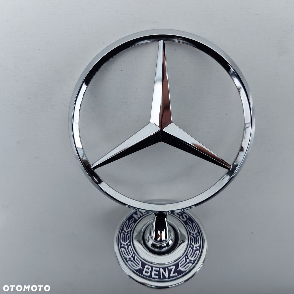 EMBLEMAT ZNACZEK GWIAZDA NA MASKE MERCEDES W124 C W202 CLK W208 E W210 W211 S W220 ORYGINAL NOWY 2108800186 - 4