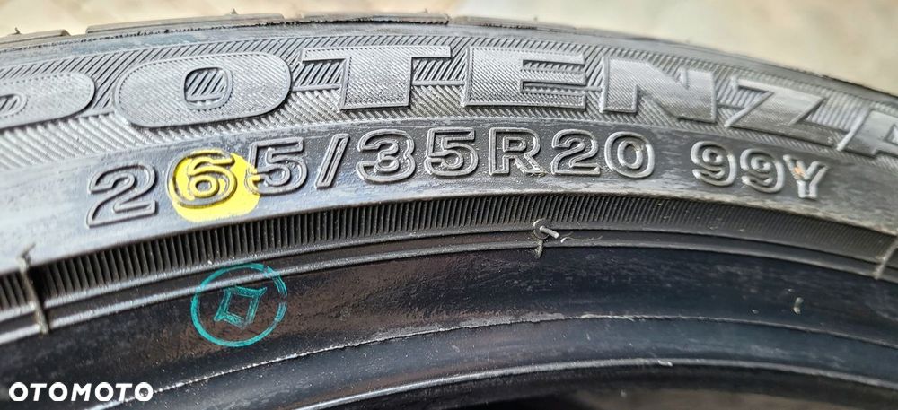 4x Bridgestone Potenza RE050A 265/35R20 99Y XL L557A - 6