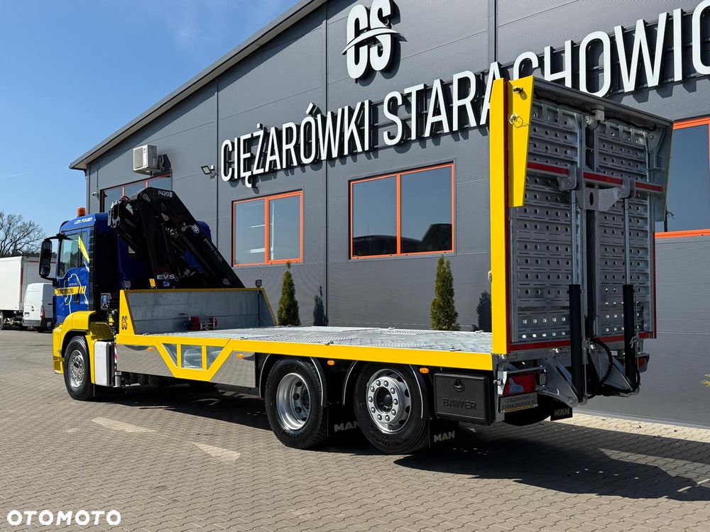 MAN TGS TGX 26.360 E5 laweta uniwersalna + Dźwig HDS HMF 1420 K2 / pomoc drogowa / kran krane dzwig hds żuraw - 21