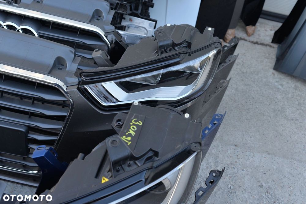 MASKA ZDERZAK GRILL BŁOTNIK LAMPA H7 XENON LED PAS AUDI A3 8V HATCHBACK - 9