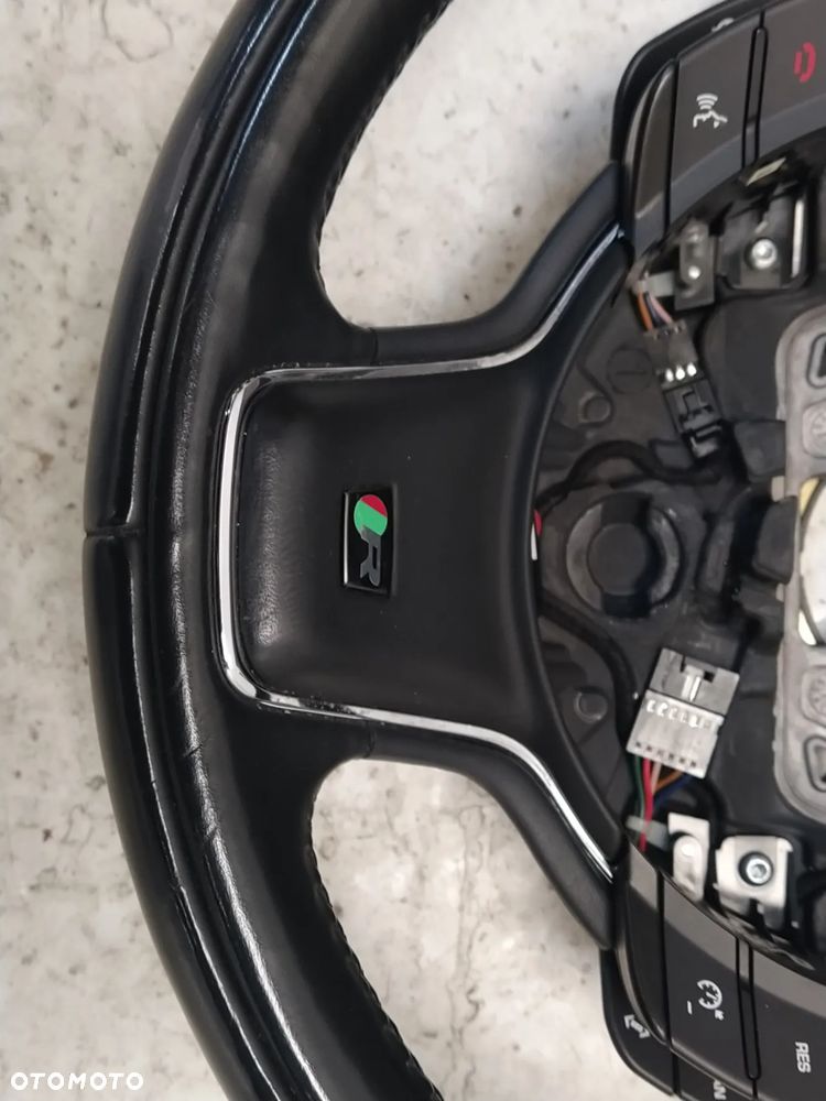 JAGUAR XJ-R X351  KIEROWNICA MULTIFUNKCYJNA SKÓRA GRZANA ŁOPATKI TEMPOMAT ORYGINAŁ - 6