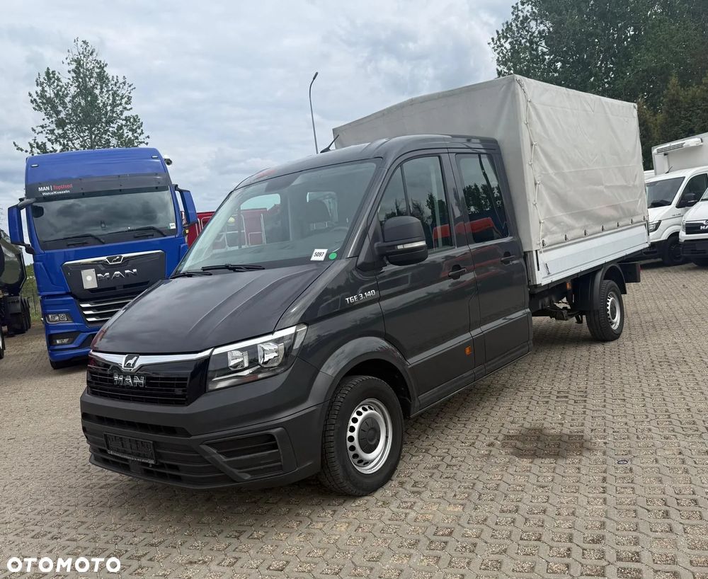 MAN TGE  DOKA 7 0sobowa  +Skrzynia/Plandeka - 14