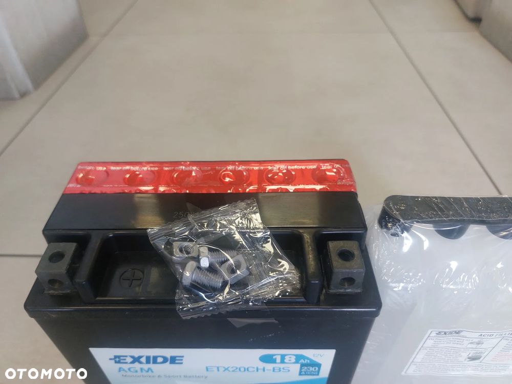 AKUMULATOR EXIDE ETX20CH-BS 12V 18AH 230A L+ AGM MOTOCYKLE QUADY - 3