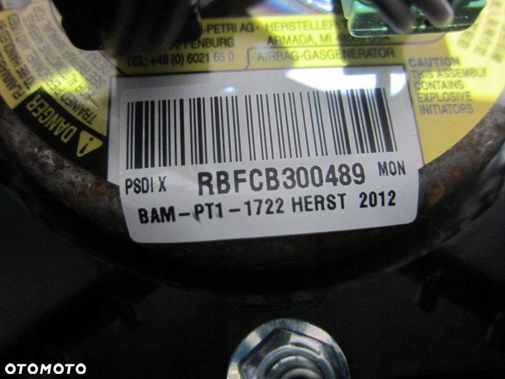 BMW X3 F25 USA X5 PODUSZKA KIEROWCY AIRBAG W KIEROWNICĘ 6888435 32306888435 - 7