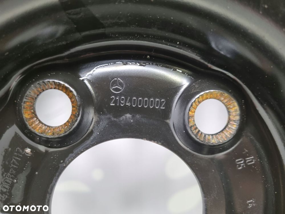 KOŁO DOJAZDOWE Mercedes W211 C219 155/70 R17 5x112 2194000002 dojazdówka - 3