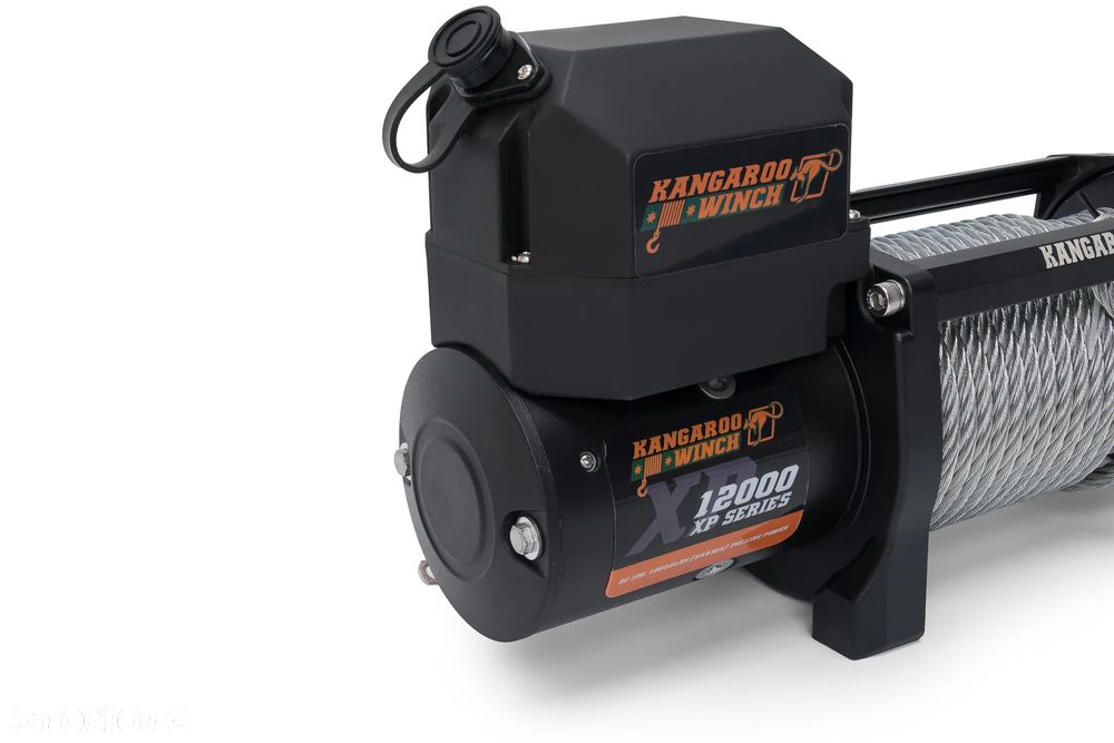 Wyciągarka K12 000XP 12V z liną stalową i sterowaniem bezprzewodowym 216:1 - 7