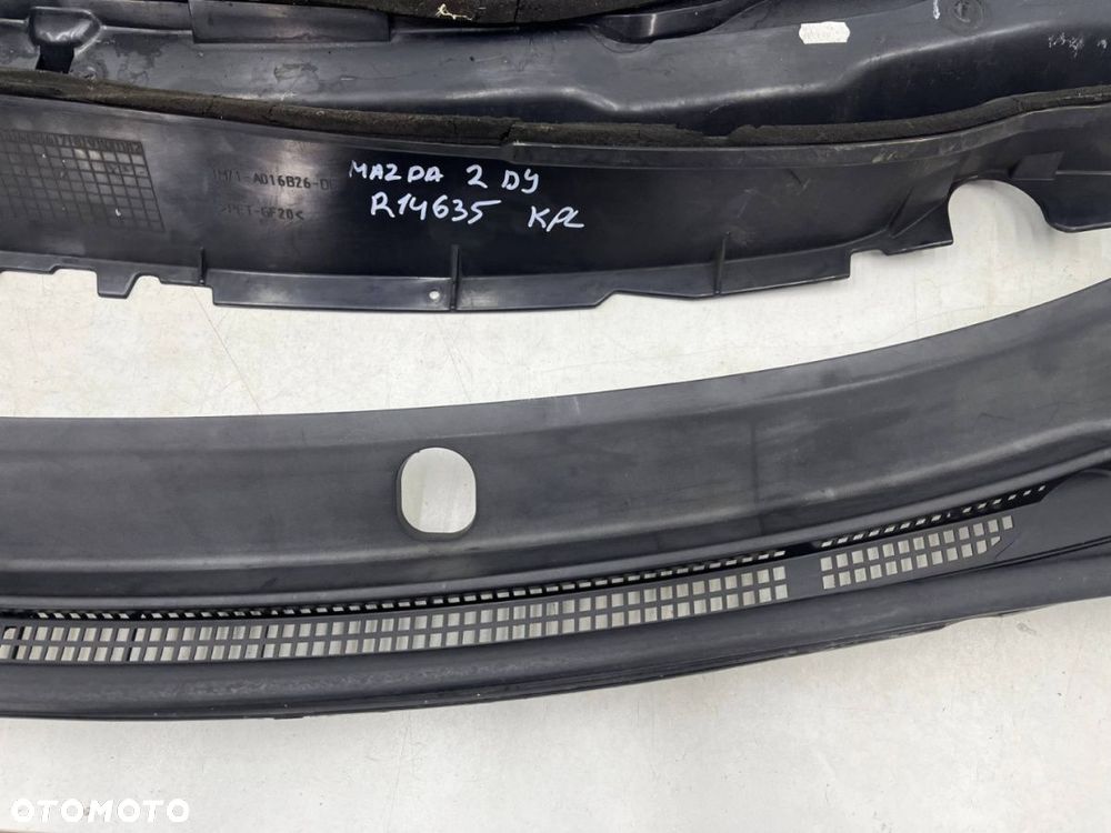 Podszybie Mazda 2 I DY 02-07r. dolne górne kierownica powietrza kabiny KOMPLET - 9