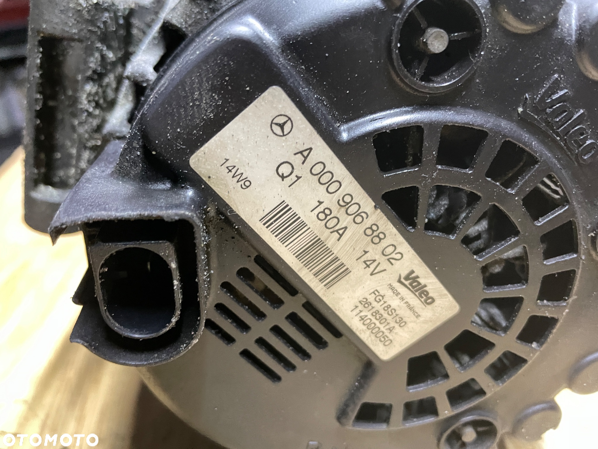 MERCEDES om 651 alternator 2,2 cdi 6pk 120A sprinter 906 vito viano 639 - 3