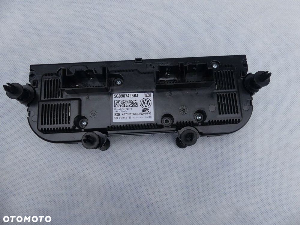 dw touran 5t lift panel klimatyzacji 5g0907426bj - 2