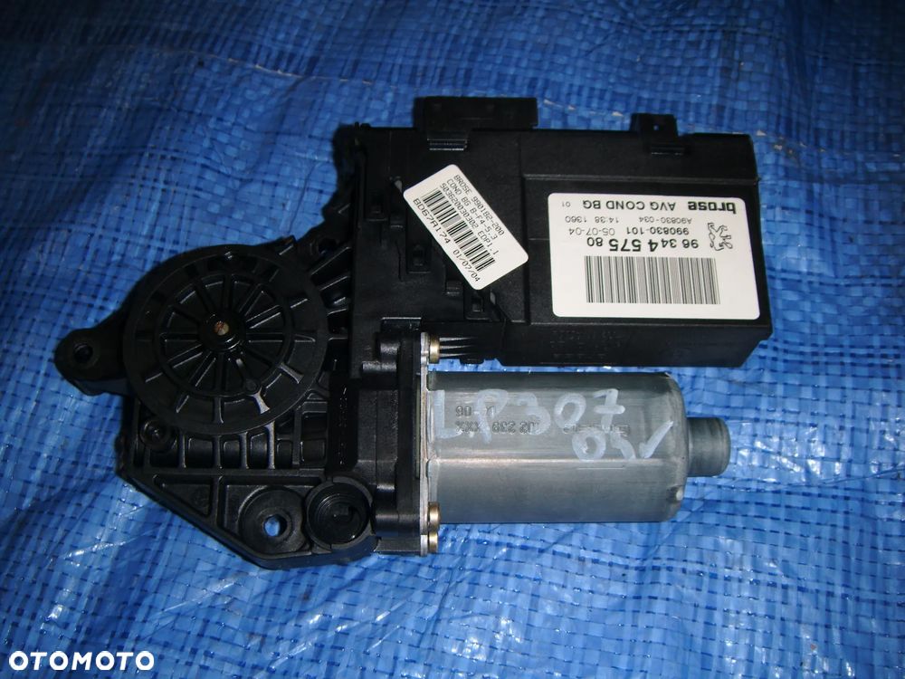 peugeot 307 silnik szyby lewy przód - 1