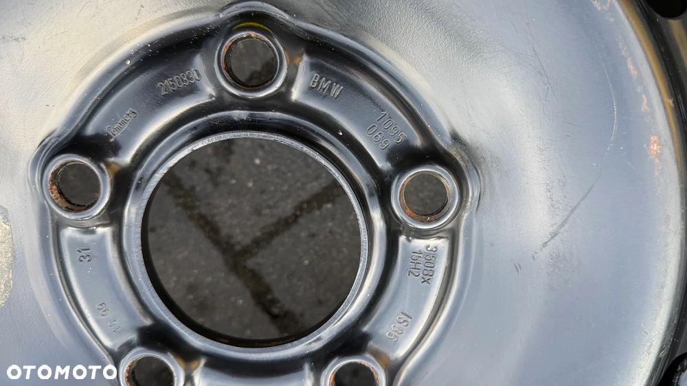 Nowe koło dojazdowe r15 5x120 Bmw 125/90 Dojazdówka 5x120 ET36 e46 e36 2150330 vw t5 transporter - 7
