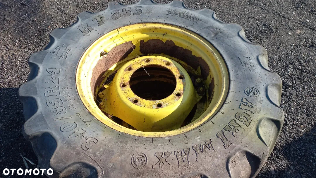 felga r24 340/85r24 koła 2 szt przód agri max rt 855 john deere 6300 6100 6200 6400 - 4
