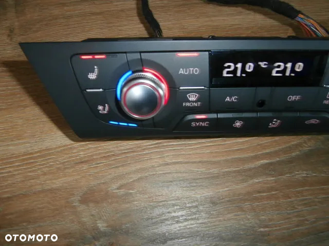PANEL KLIMATYZACJI CLIMATRONIC AUDI A6 C7 A7 4G0820043CE FOTELE WENTYLOWANE MONTAŻ KODOWANIE OCHRONA KOMPONENTU - 4