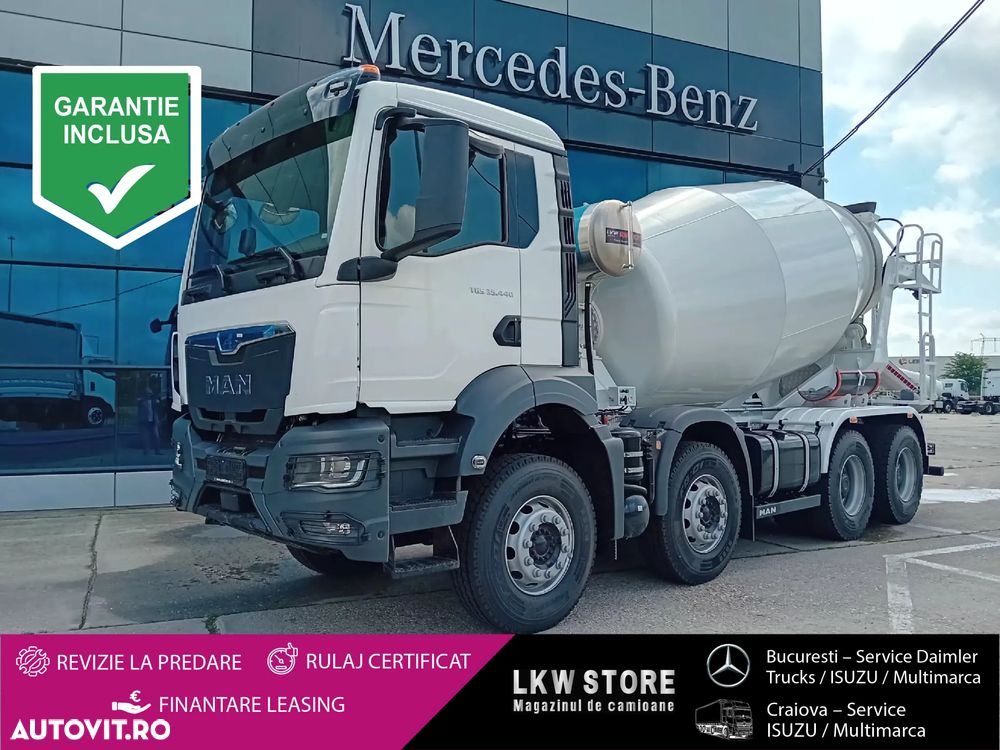 MAN TGS 35.440 8X4 Betoniera/Beton Mixer 10m3, NOU/NEW Truck, TOP !!! - 2