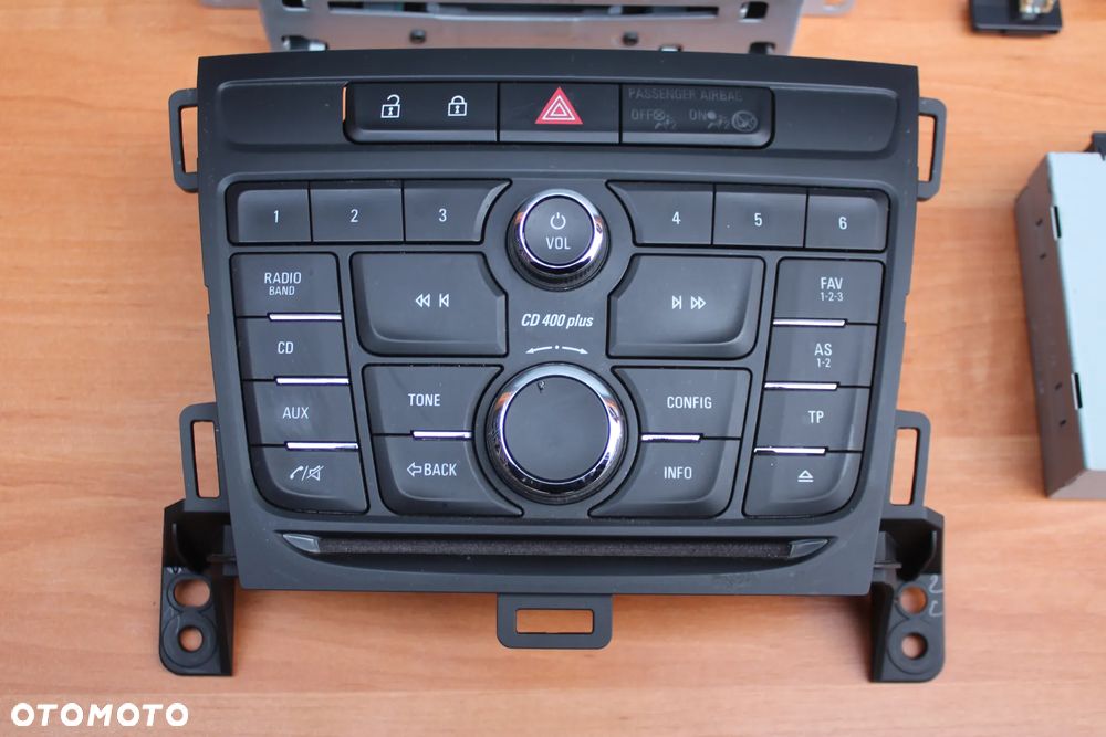 RADIO PANEL WYŚWIETLACZ KOMPLET OPEL ZAFIRA C CD 400 PLUS - 5