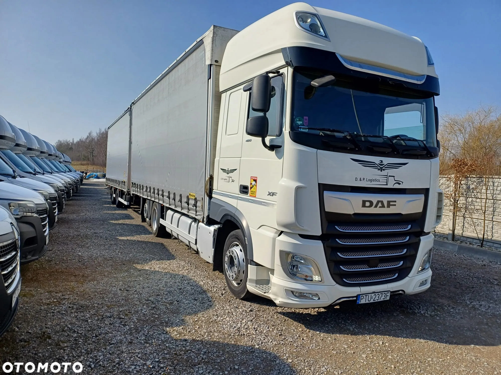 DAF XF 480 SUPER SPACE CAB / ZESTAW TANDEM PRZEJAZDOWY 120m3 - 2