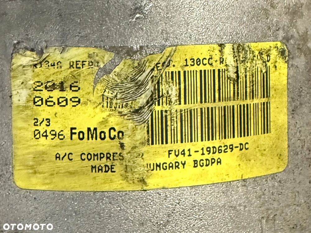 FV41-19D629-DC ORYGINALNY kompresor klimatyzacji FORD Focus Kuga 2.0 Diesel / 406 - 7