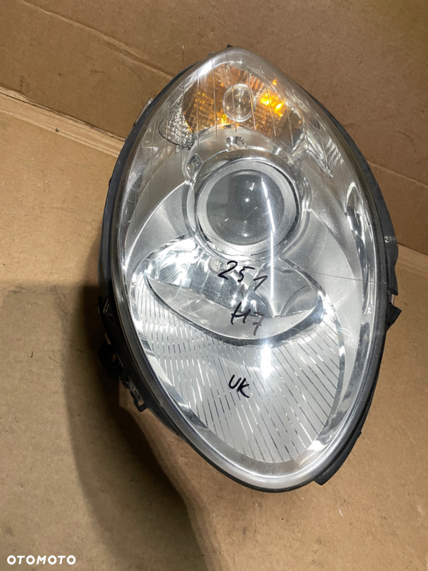 mercedes r 251 lampa reflektor soczewka h7  RHD prawa anglik
