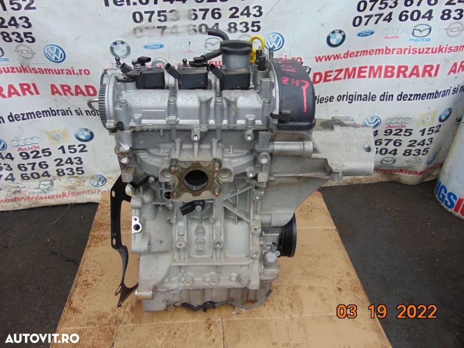 Motor Vw 1.0tsi CHZ 39.000km Golf 7 Caddy Polo Skoda Octavia Karoq Fab - 8