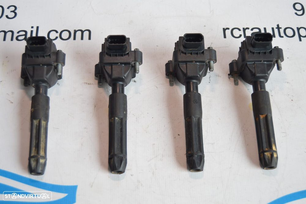 BOBINE BOBINES IGNIÇÃO ORIGINAL 0986221007 A0001502880 MERCEDES BENZ CLASS C W203 C200 KOMPRESSOR 163CV M111955 CLK C208 - 1