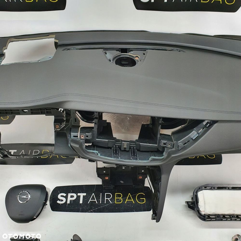 OPEL INSIGNIA B DESKA ROZDZIELCZA KONSOLA KOKPIT PULPIT PODUSZKI AIRBAG AIR BAG PASY KIT SET - 3