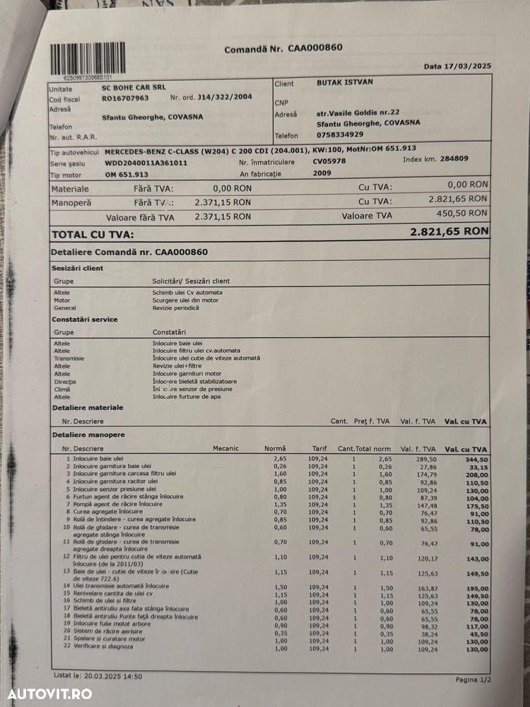Mercedes-Benz C 200 CDI DPF Automatik Avantgarde - 10