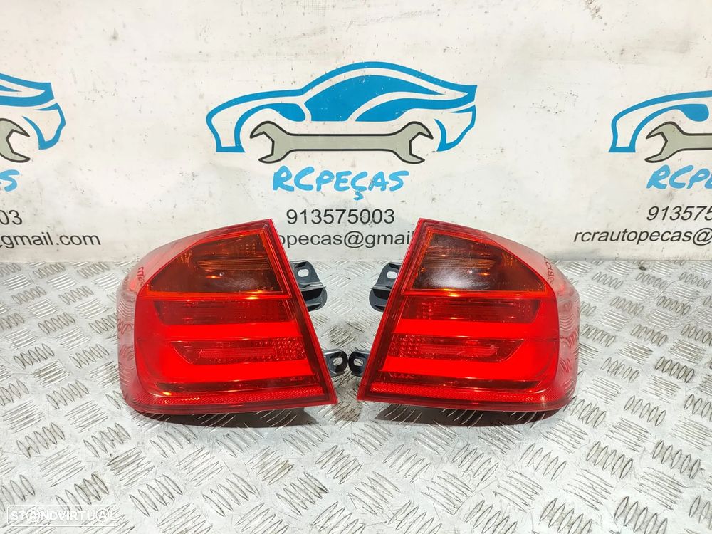 Farolim Farolins Led Traseiros Trás Esquerdo Direito BMW Serie 3 F30 Sedan Carro - 1