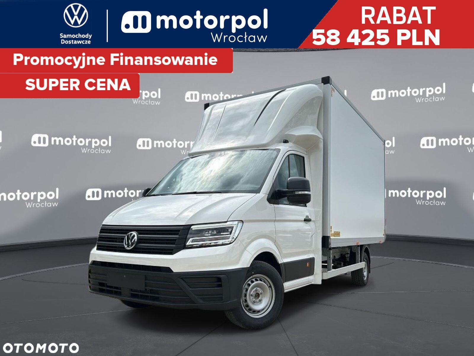 Volkswagen Crafter 50 KONTENER+WINDA Poj. Kabina na bliźniaku DMC=3.5t, 2.0BiTDI 163KM, 4490 mm - 1