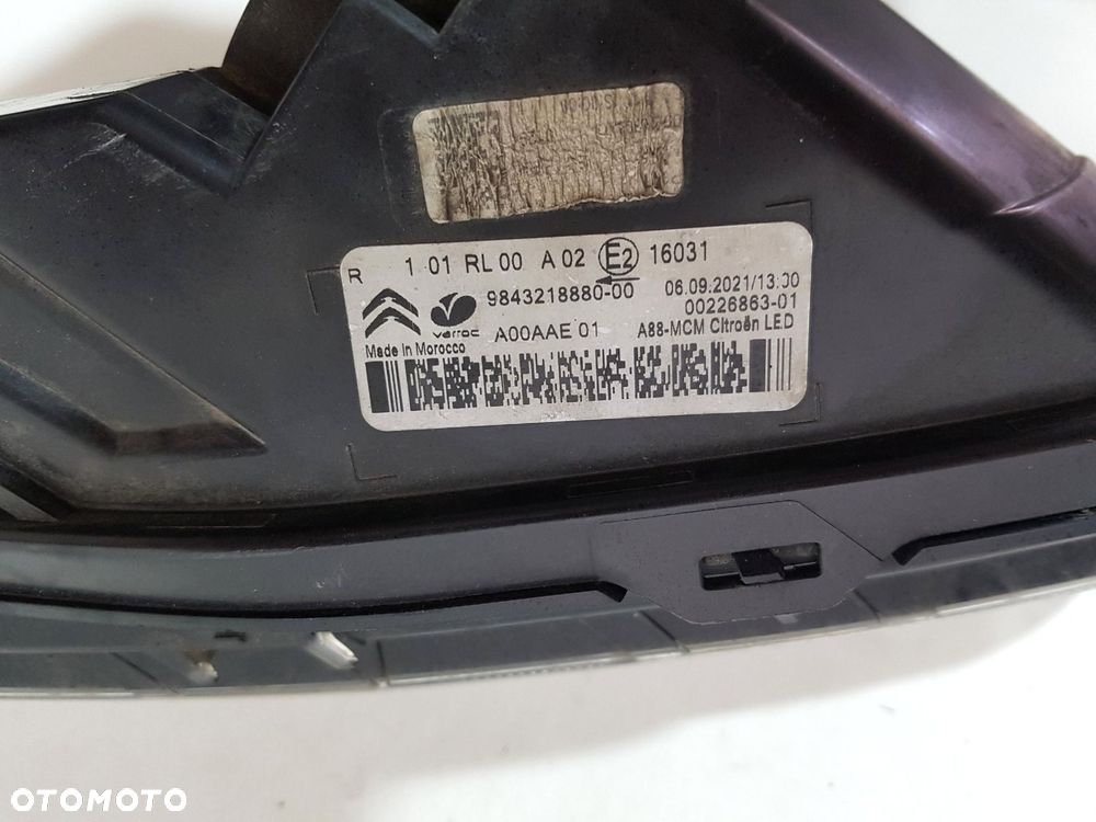 CITROEN C3 AIRCROSS LAMPA DRL LED JAZDY DZIENNEJ PRAWA 9843218880 EU ORYGIN - 6
