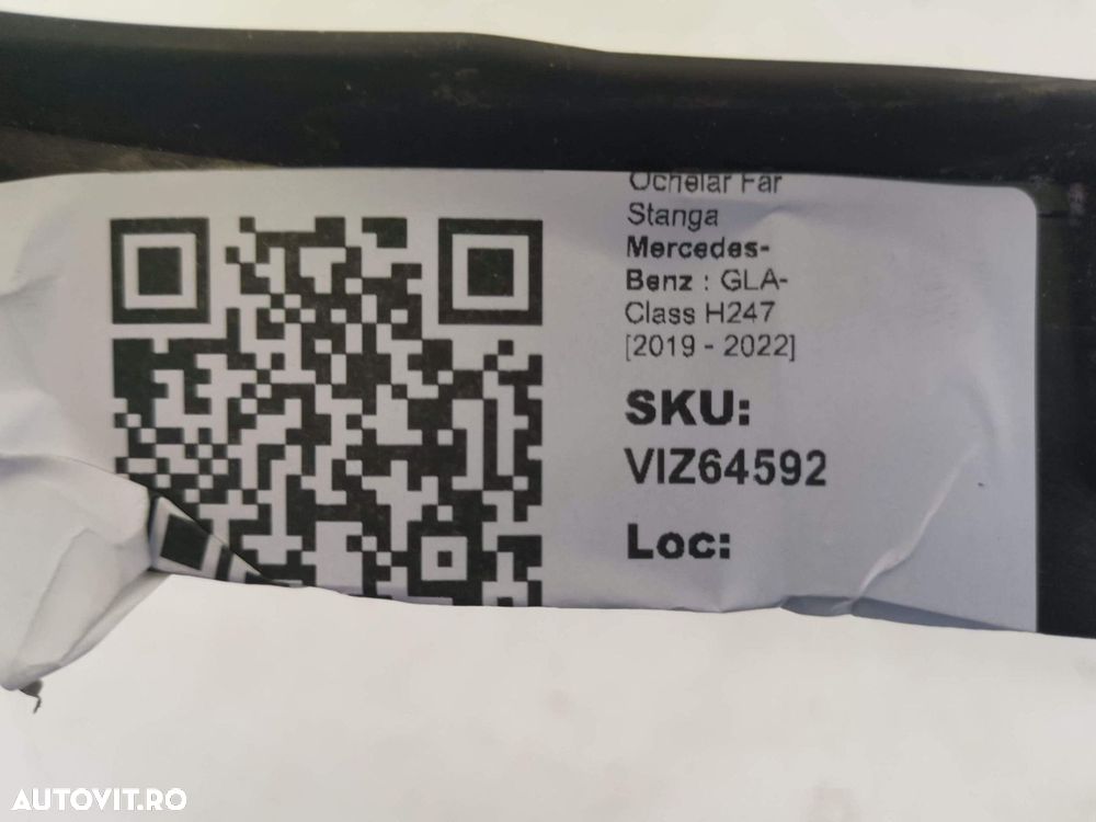 Ochelar Far Stanga Mercedes-Benz GLA-Class H247 2019 2020 2021 2022 Or - 4