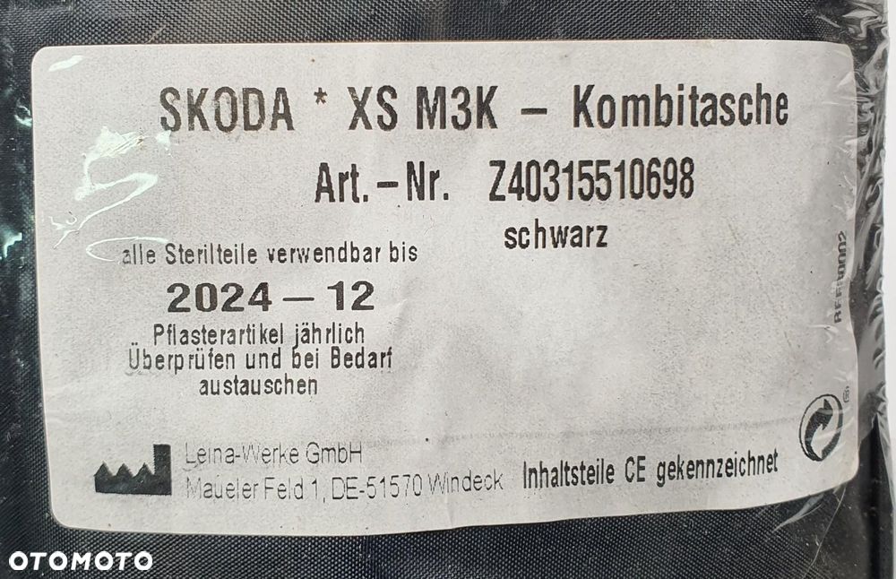 APTECZKA PIERWSZEJ POMOCY UNIWERSALNA DO AUTA SAMOCHODU DIN13164 - 2