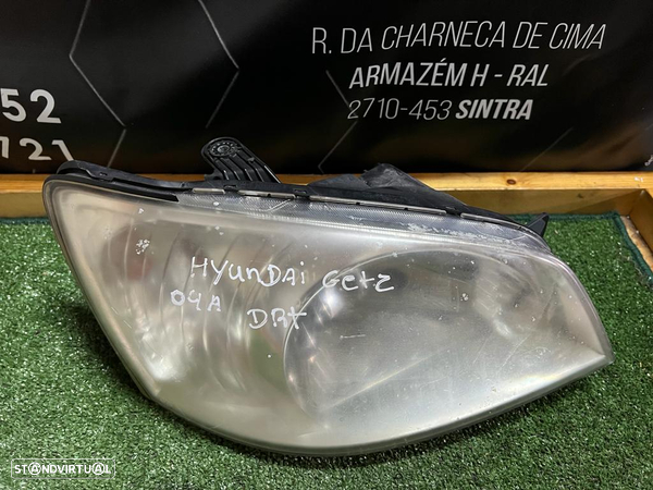 Farol direito Hyundai Getz 2004
