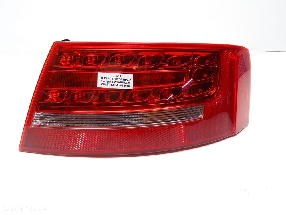 LAMPA PRAWY TYŁ PRAWA TYLNA 8T0945096D AUDI A5 8T S-LINE 5D SPORTBACK LED - 1