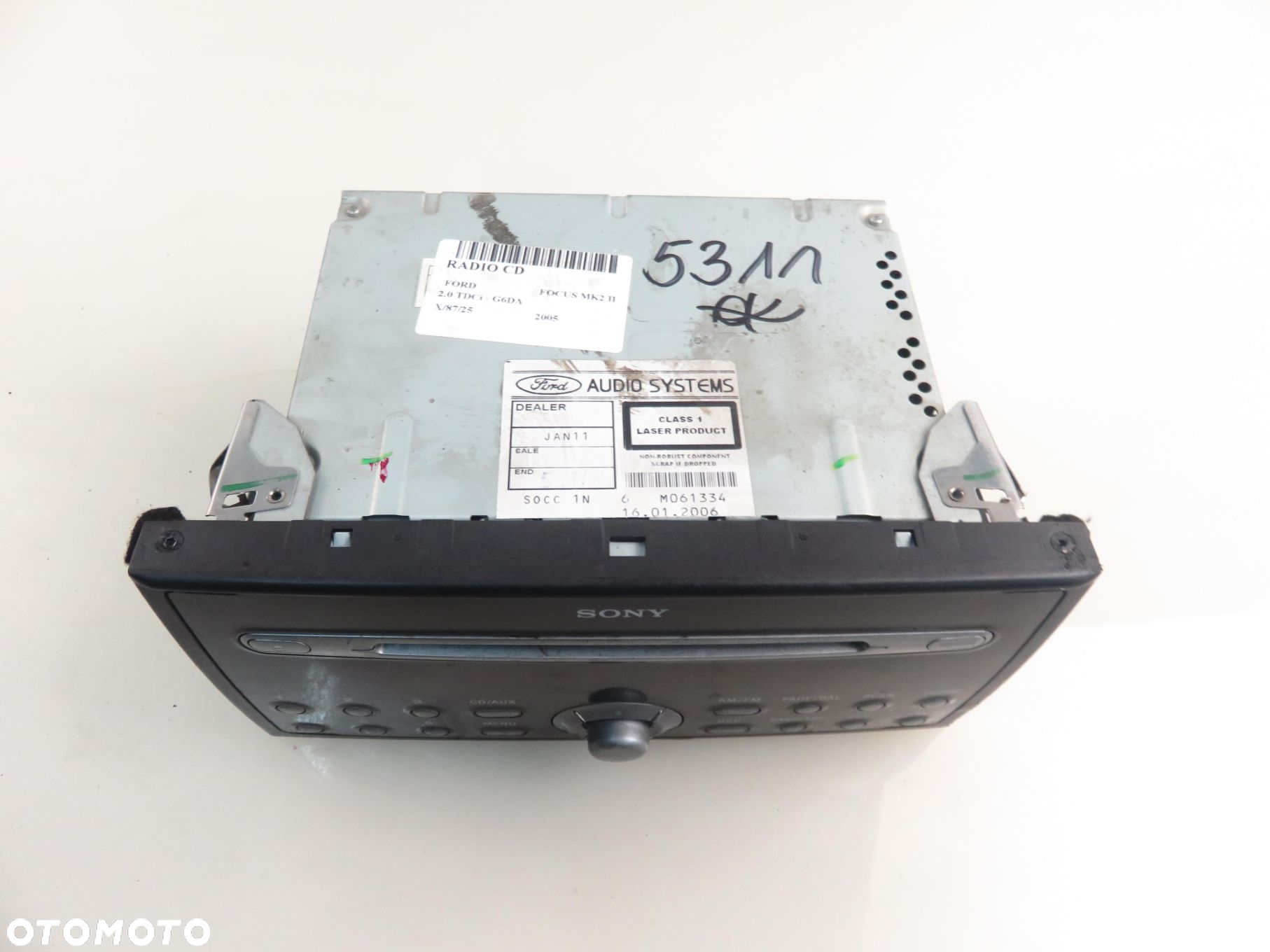RADIO FORD FOCUS MK2 II 4M5T18C815BJ - 8