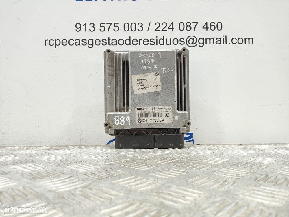 Centralina Motor Original Bosch BMW 2.0D 118D 122cv M47N2 M47D20 204D4 0281011631 7795844 - 5