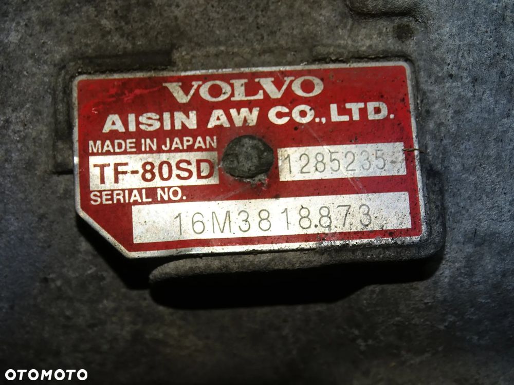 SKRZYNIA BIEGÓW VOLVO XC60 2,4D TF-80SD 1285235 - 6